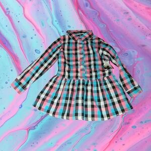 NWT My Destiny girl's size 5/6 plaid long shirt or short dress